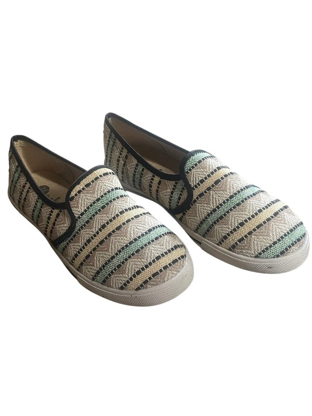 Machi’s Footwear Tweed Slip-On Loafers Size 6 Casual Flats